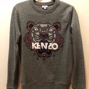 Kenzo gray tiger sweatshirt